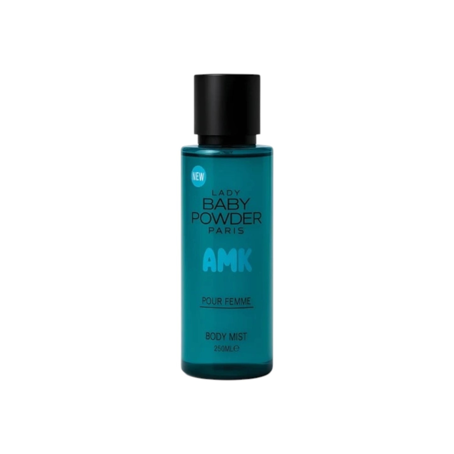 بودرة الجسم المعطرة للأطفال AMK Lady بخاخ أزرق 250 مل