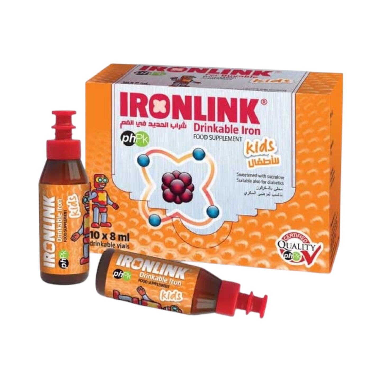 Ironlink Forte 40mg Adults Iron 10 Ampules