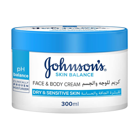 Johnsons Skin Balance Face & Body Cream 300ml