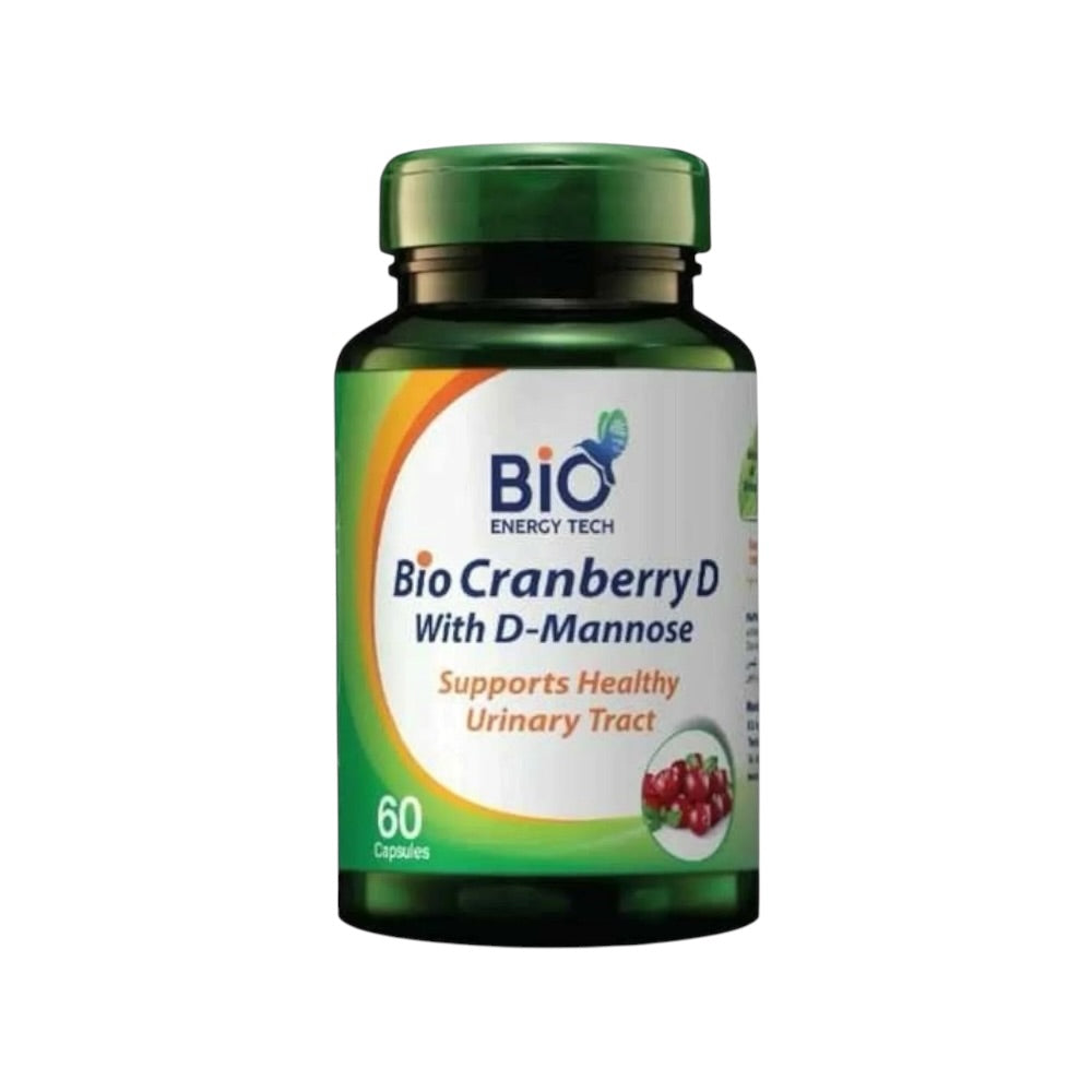 Bio Energy Tech Cranberry D With D Mannose 60Cap