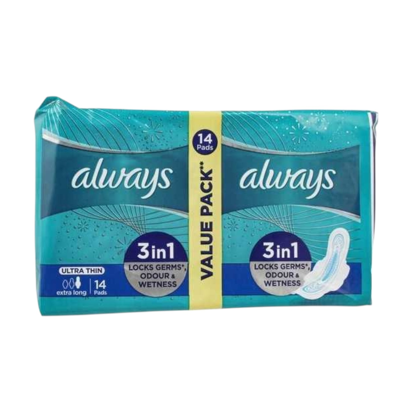 مجموعة Always Extra Long Slim Value Pack 14 فوطة صحية