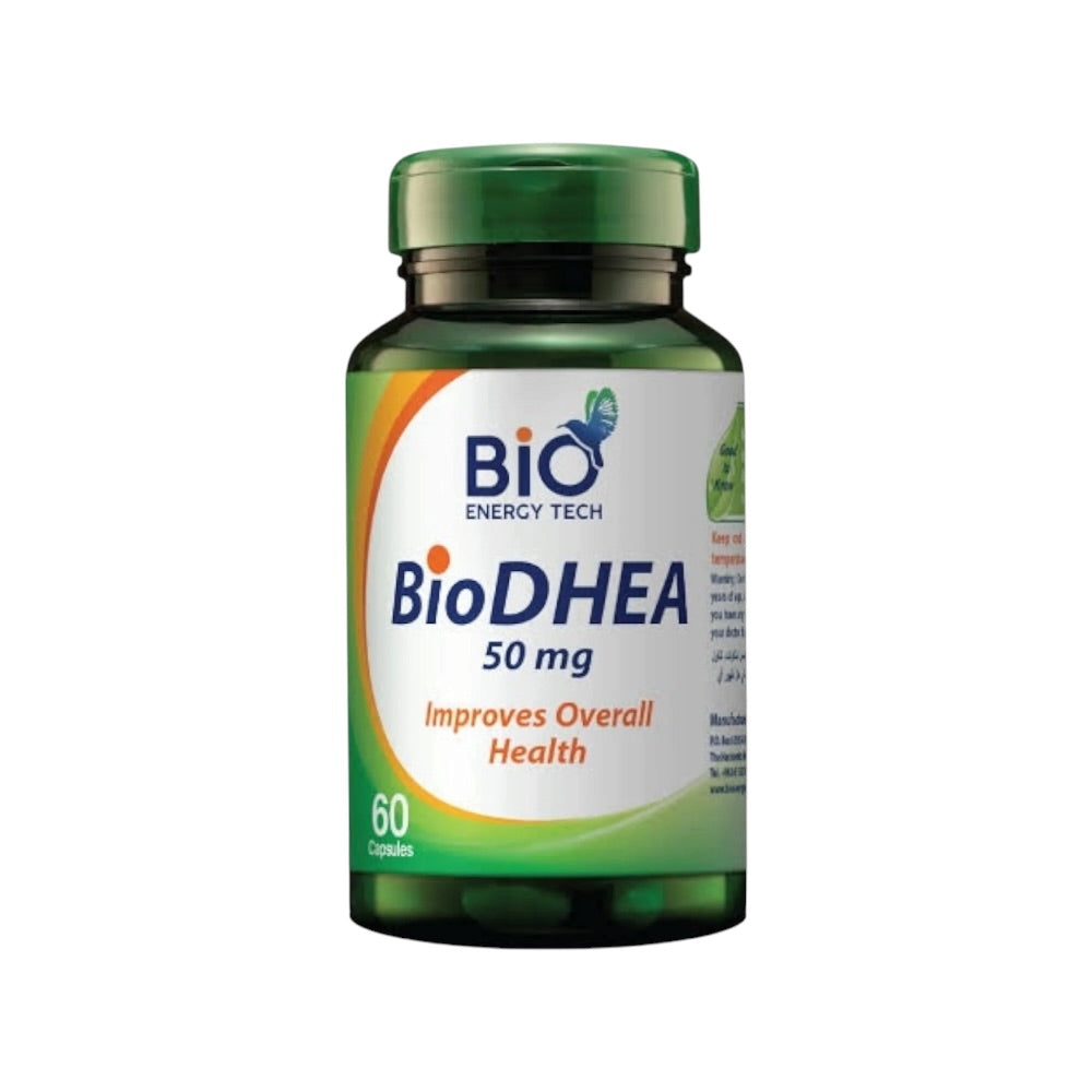 Bio Energy Tech Bio DHEA
50mg 60 Capsules