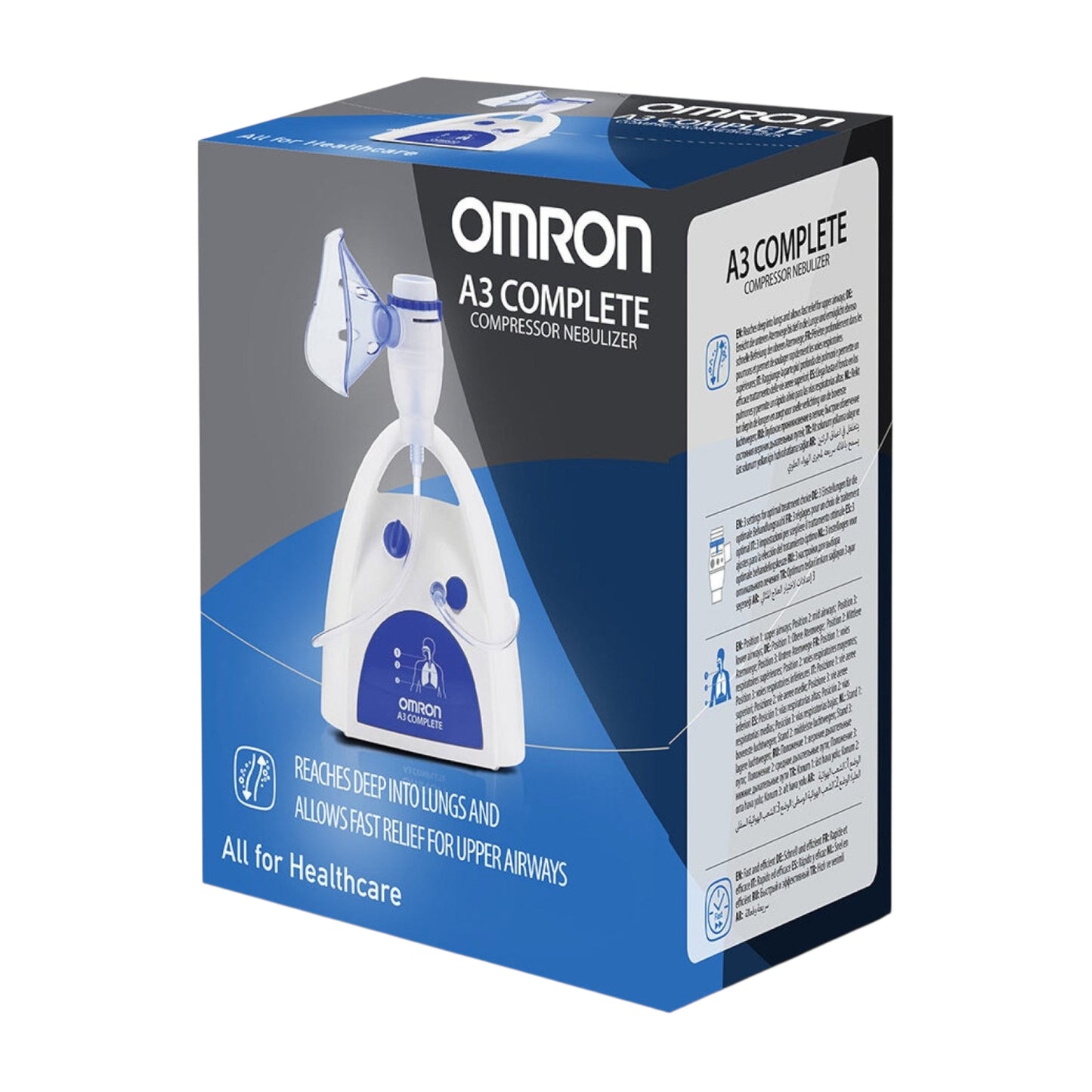جهاز الاستنشاق الكامل Omron A3 للأطفال والكبار