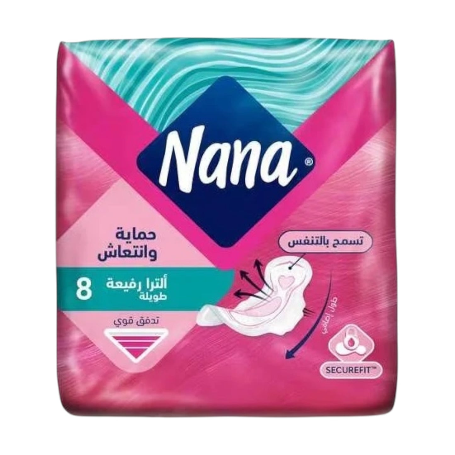 نانا ألترا رفيعة وطويلة 8 فوط صحية