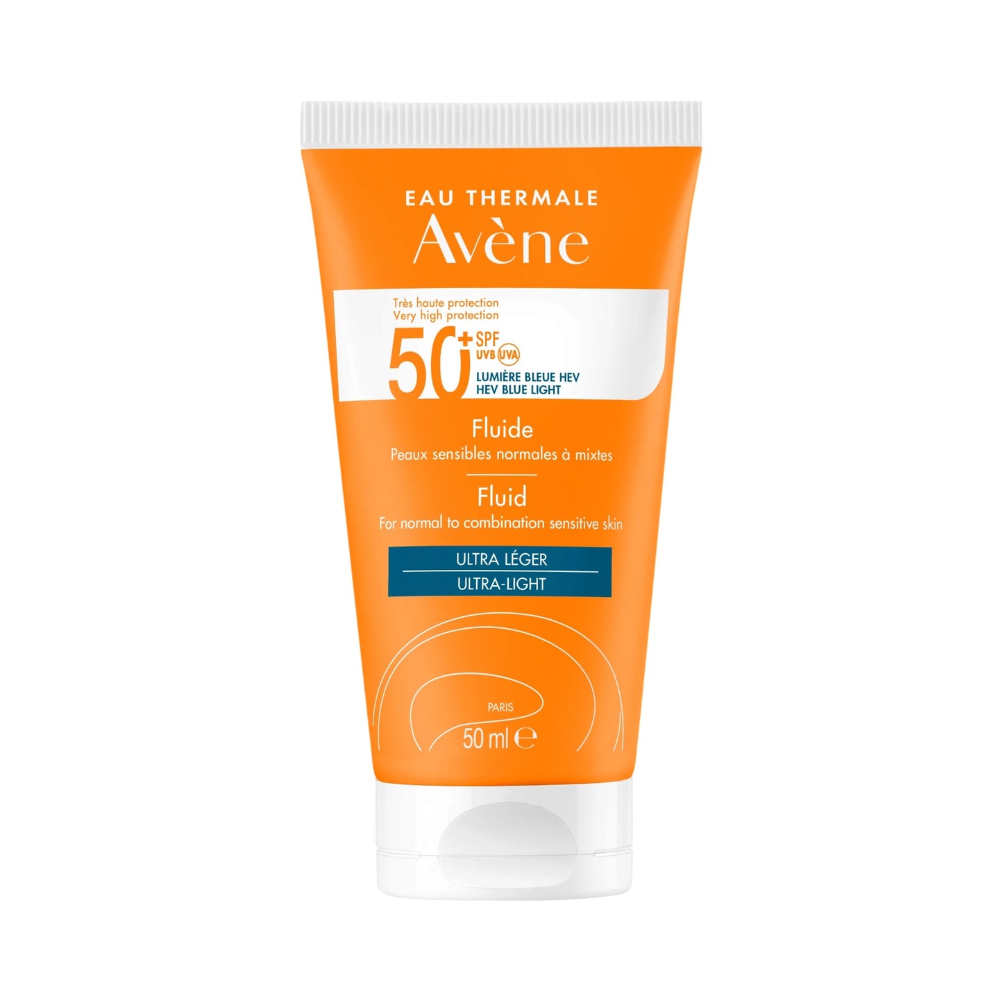Avene واقي شمسي سائل بعامل حماية SPF 50+ بحجم 50 مل