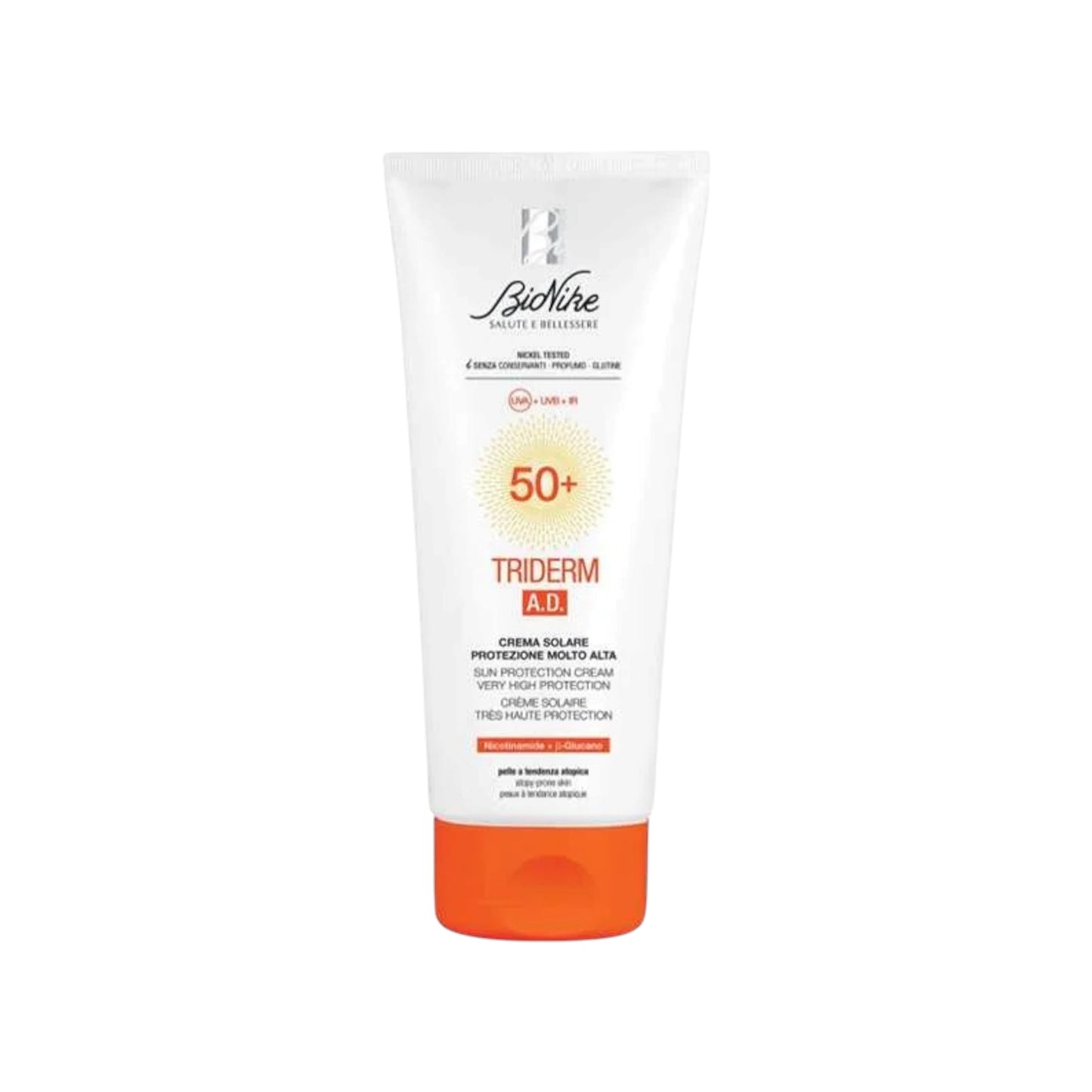 Bionike Triderm A.D. كريم شمس SPF50+ 200 مل