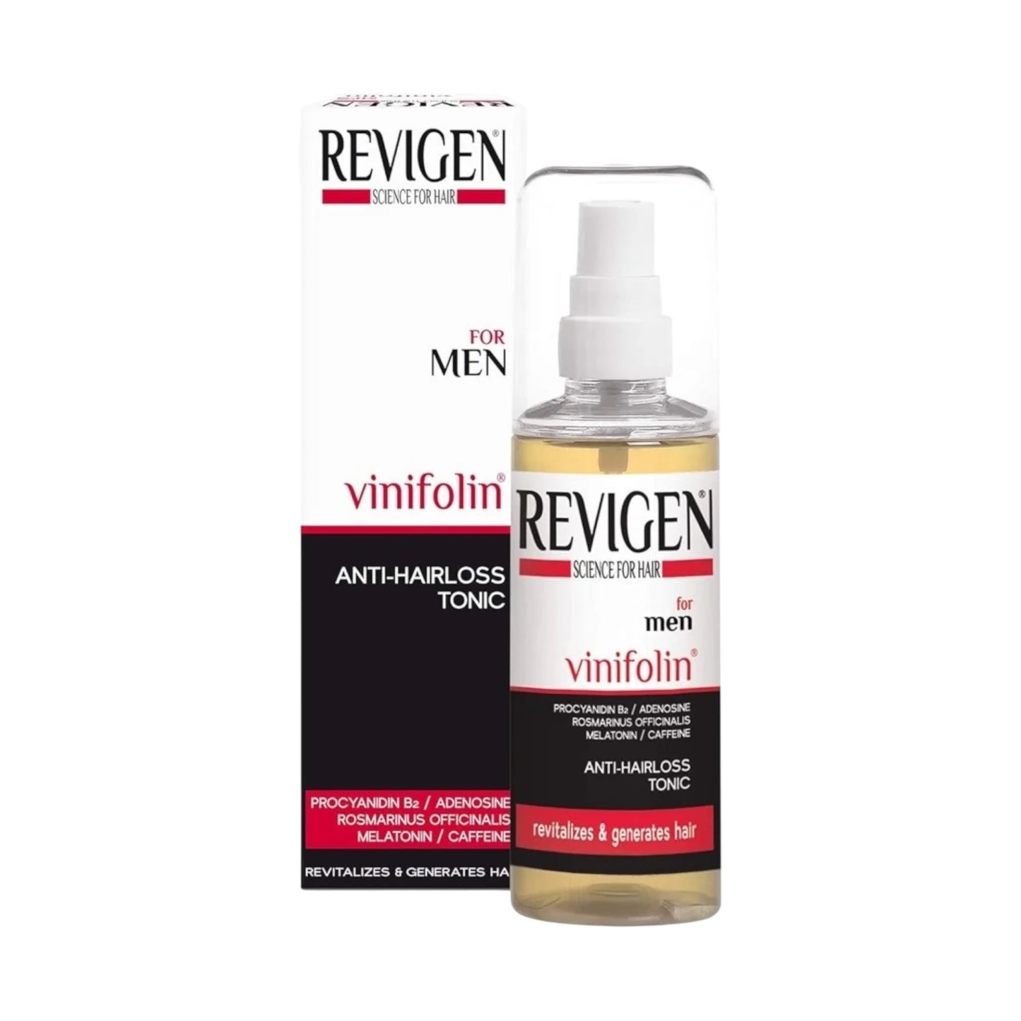 Revigen Vinifolin لوشن تونيك مضاد لتساقط الشعر للرجال 100 مل