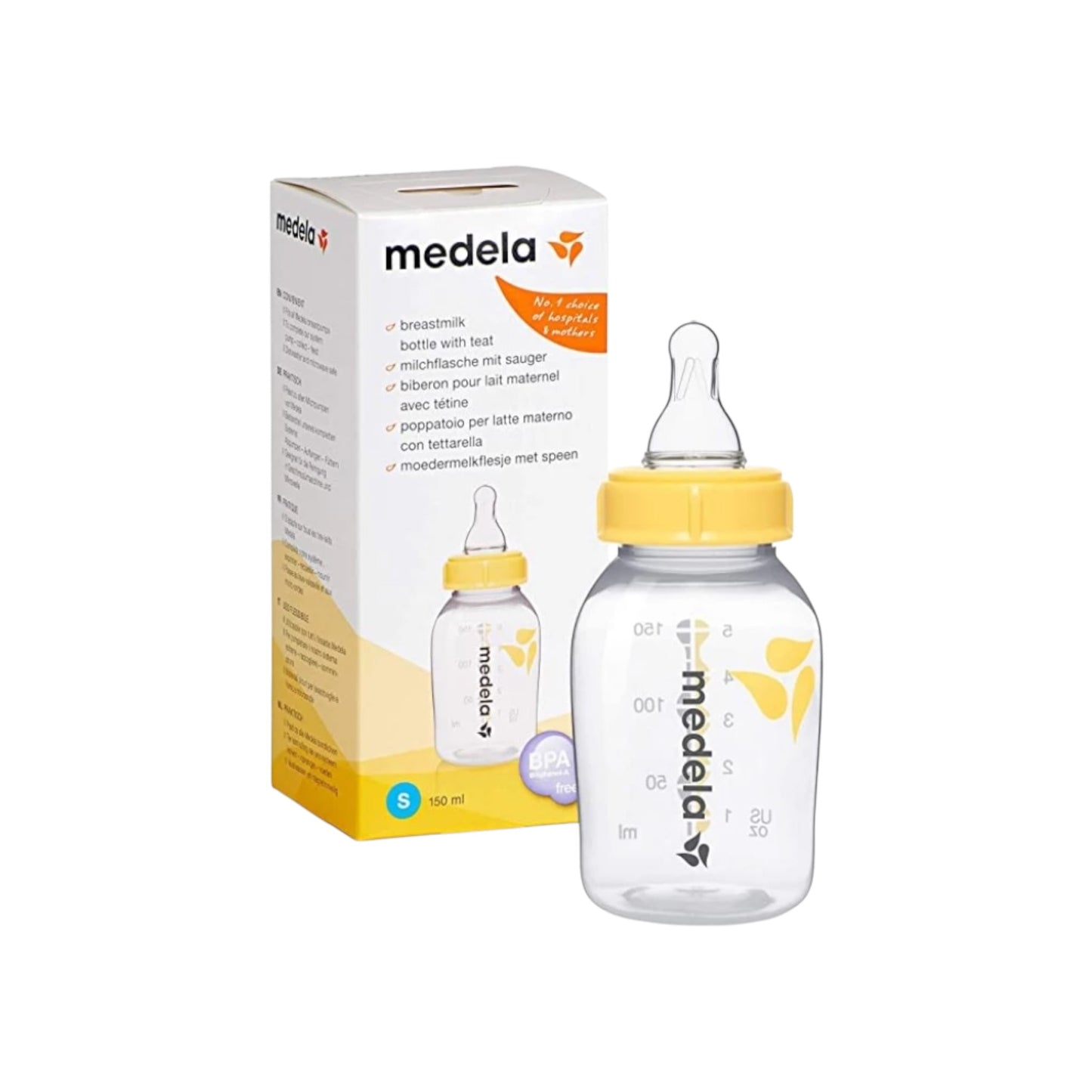 Medela Breast Milk Bottle With Small Teat 150ml