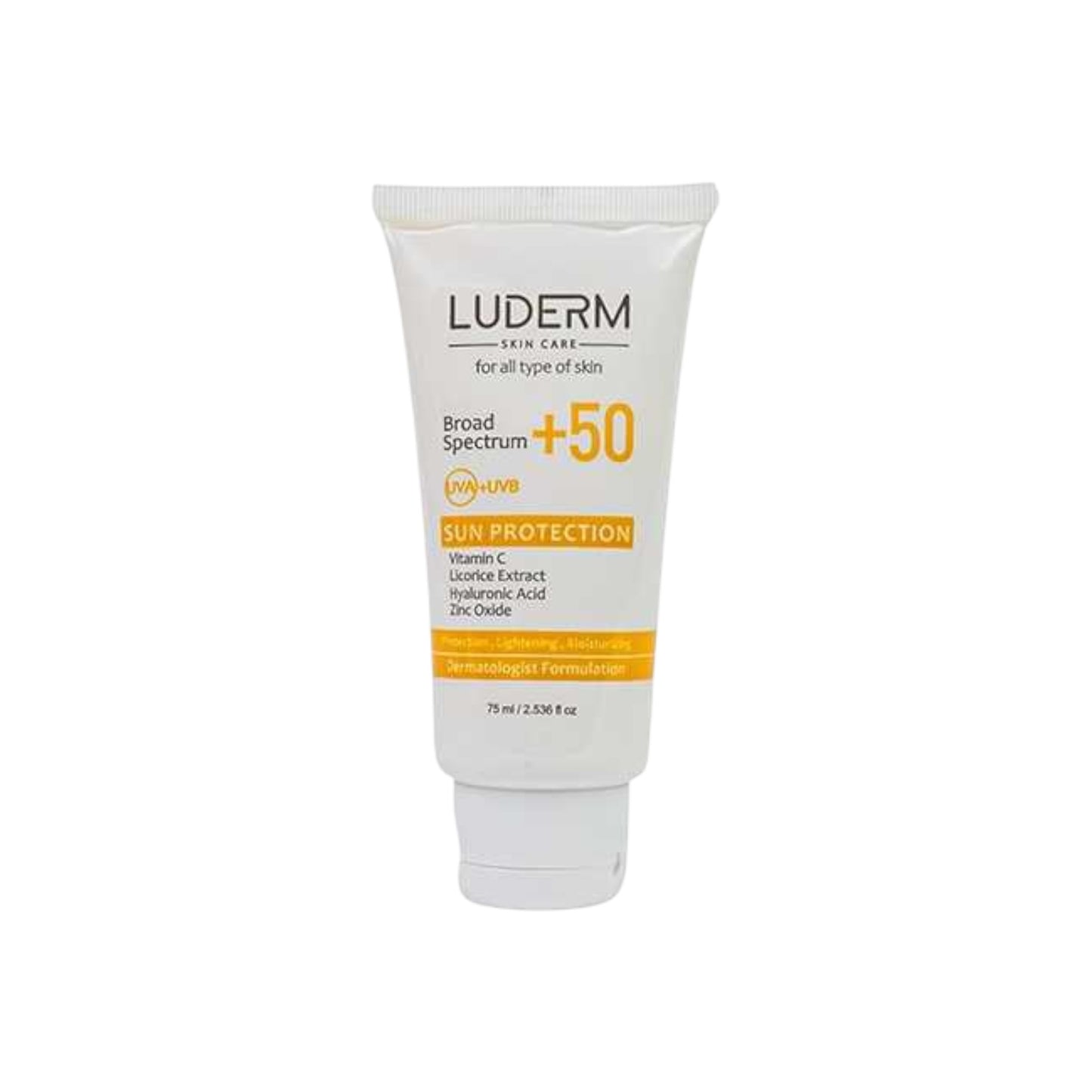 لوشن لوديرم للحماية من الشمس بعامل حماية SPF50 سعة 75 مل