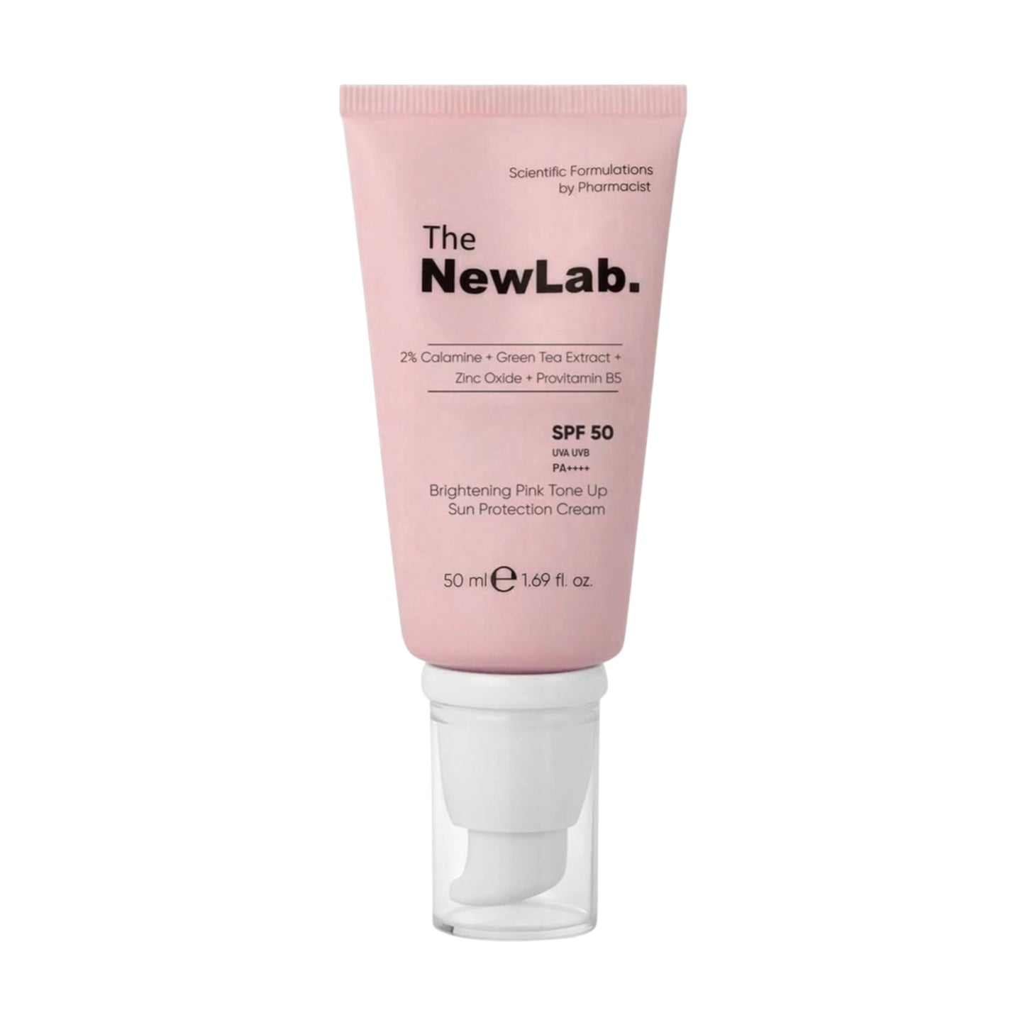 كريم الحماية من الشمس HE NEWLAB SPF 50 50 مل لتفتيح البشرة ومنحها لونًا ورديًا