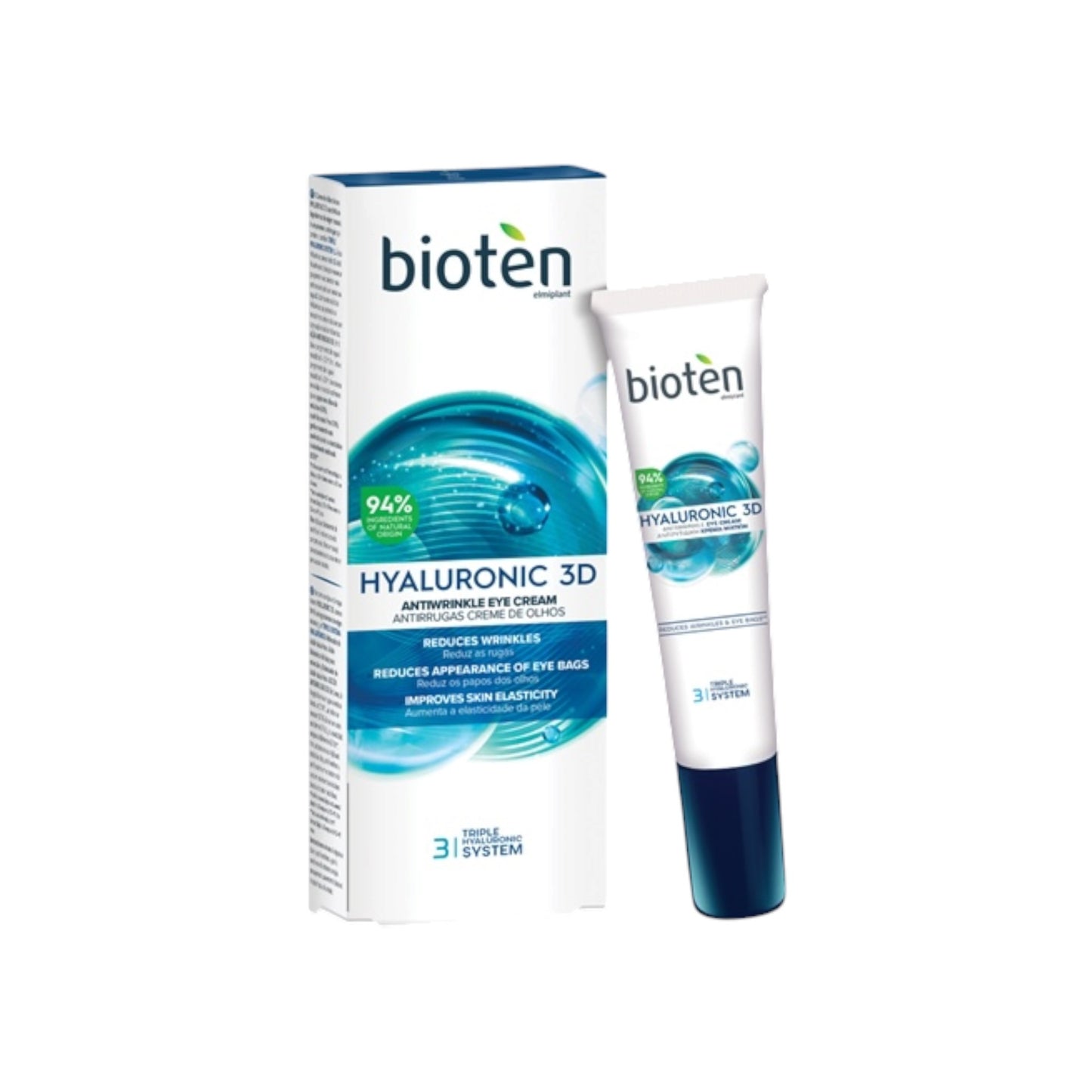 كريم العين Bioten Hyaluronic 3D بحجم 15 مل