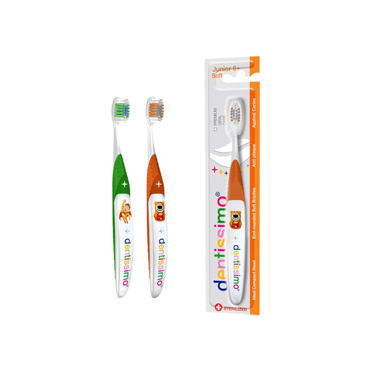 Dentissimo Junior 6+ ناعمة
فرشاة أسنان للأطفال