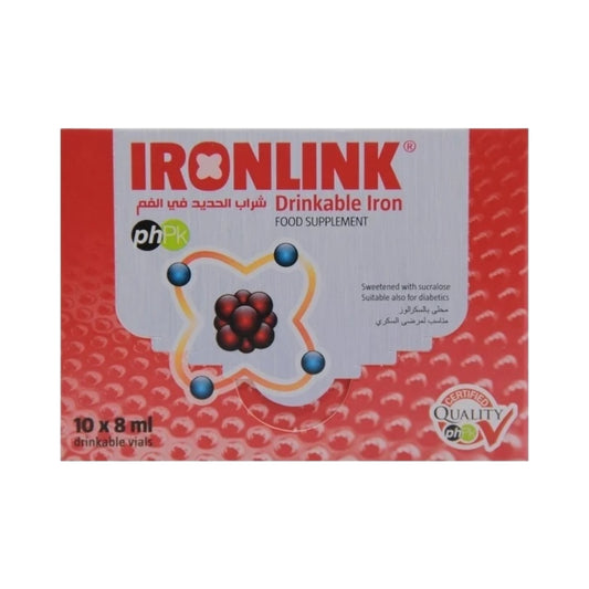 Ironlink Forte 40mg Adults Iron 10 Ampules
