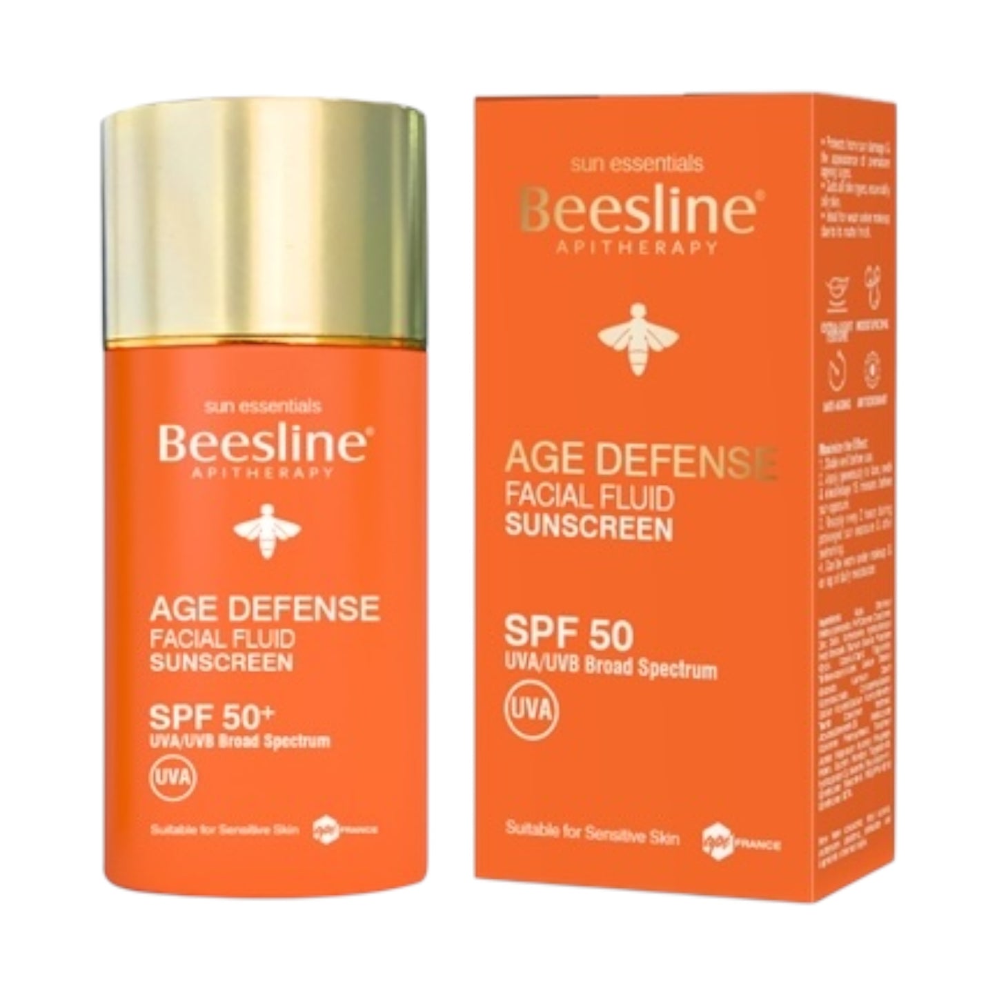 بيزلين Age Defense سائل الوجه الواقي من الشمس بمعامل حماية 50+