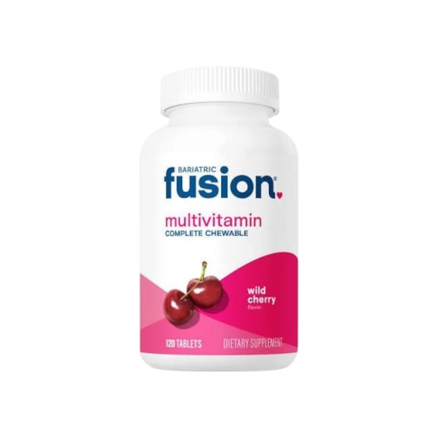 Bariatric Fusion فيتامينات متعددة كاملة قابلة للمضغ بنكهة الكرز البري 120 قرص