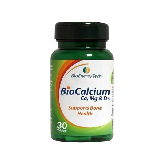 Bio Energy Tech Calcium, Vitamin D3 + Magnesium 30 Tablet