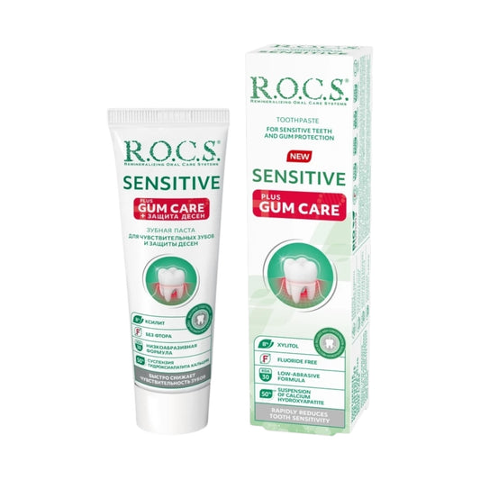 معجون أسنان ROCS للأسنان الحساسة والعناية باللثة