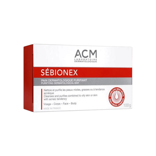 صابون تنقية الجلد Sebionex من ACM، 100 جرام