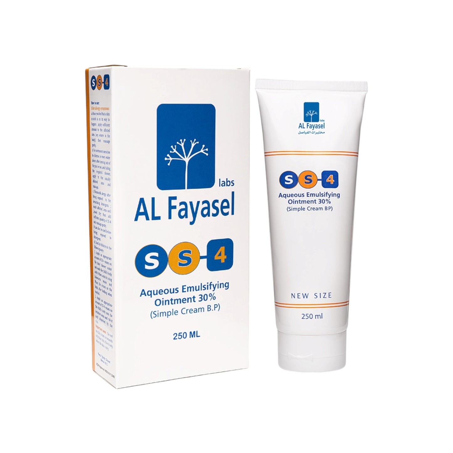 معمل الفياصل SS-4، كريم مرطب في وعاء 250 مل