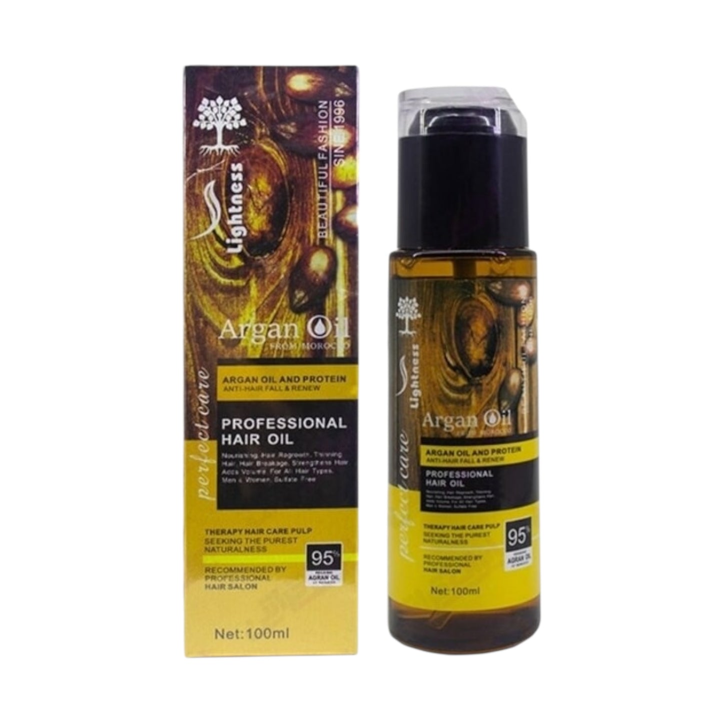 Lightness Argan Oil& Protein Anti Hair Fall Oil 100ml