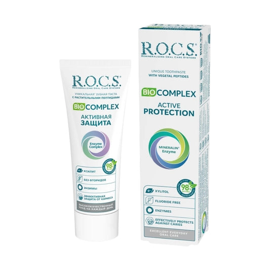 معجون أسنان ROCS بالكالسيوم النشط 94 جرام