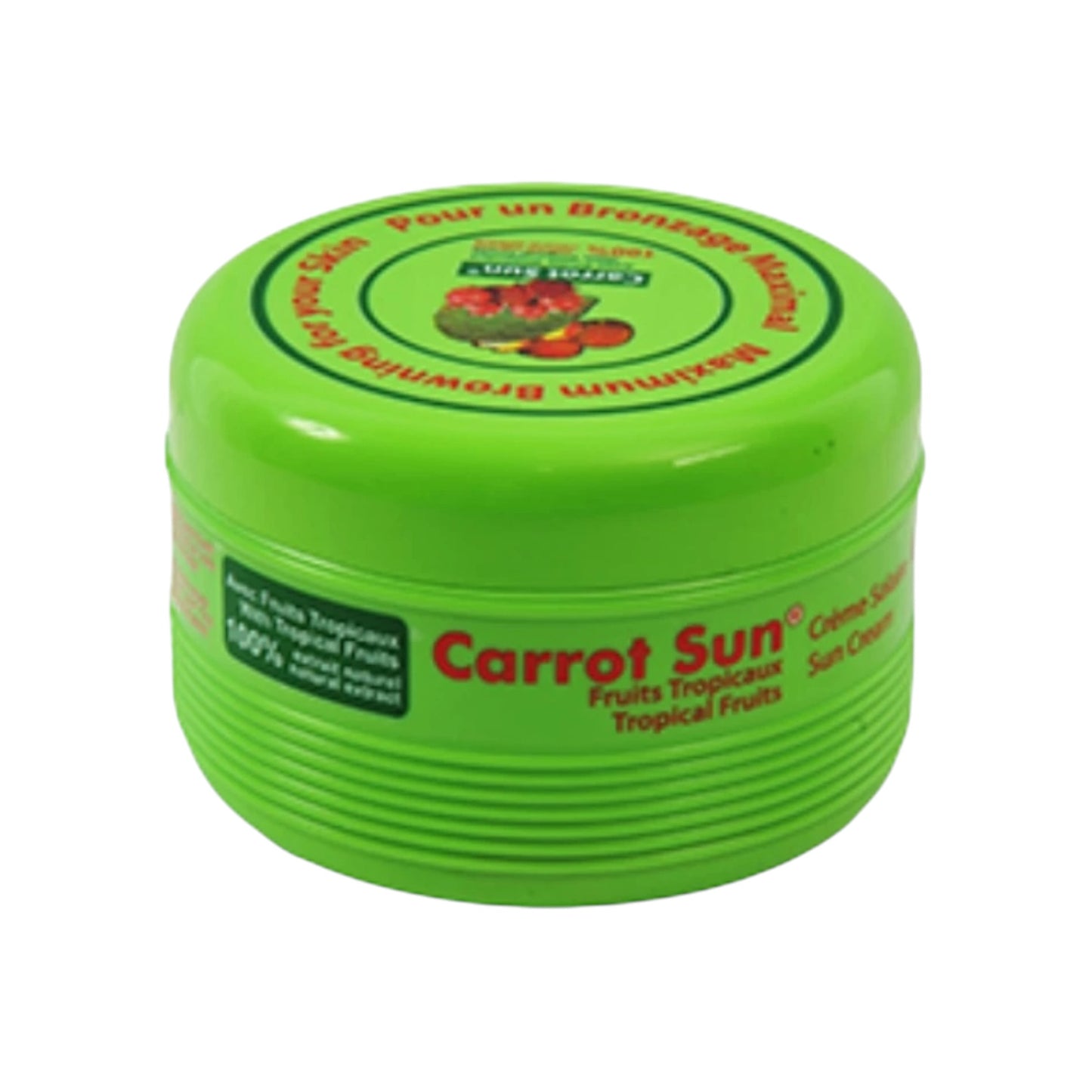 كريم تسمير البشرة بخلاصة الفواكه الاستوائية من Carrot Sun، 350 مل