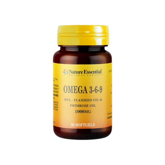 Nature Essential أوميجا 3-6-
9 سوفت جيل 1000 ملجم 30 سوفت جيل