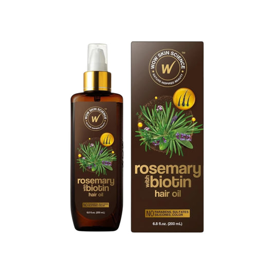 Wow Skin Science زيت إكليل الجبل
مع البيوتين للشعر 200 مل