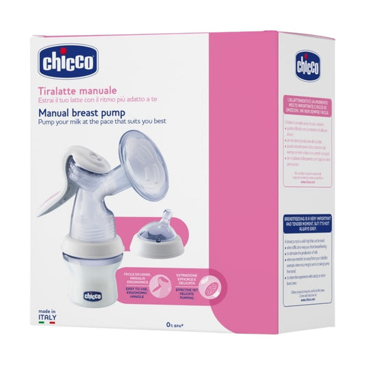 مضخة الثدي اليدوية Chicco Natural Feel