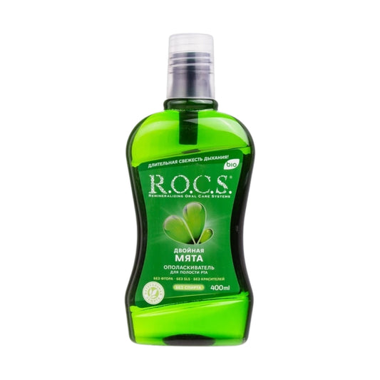 غسول الفم ROCS بنكهة النعناع المزدوج 400 مل (...