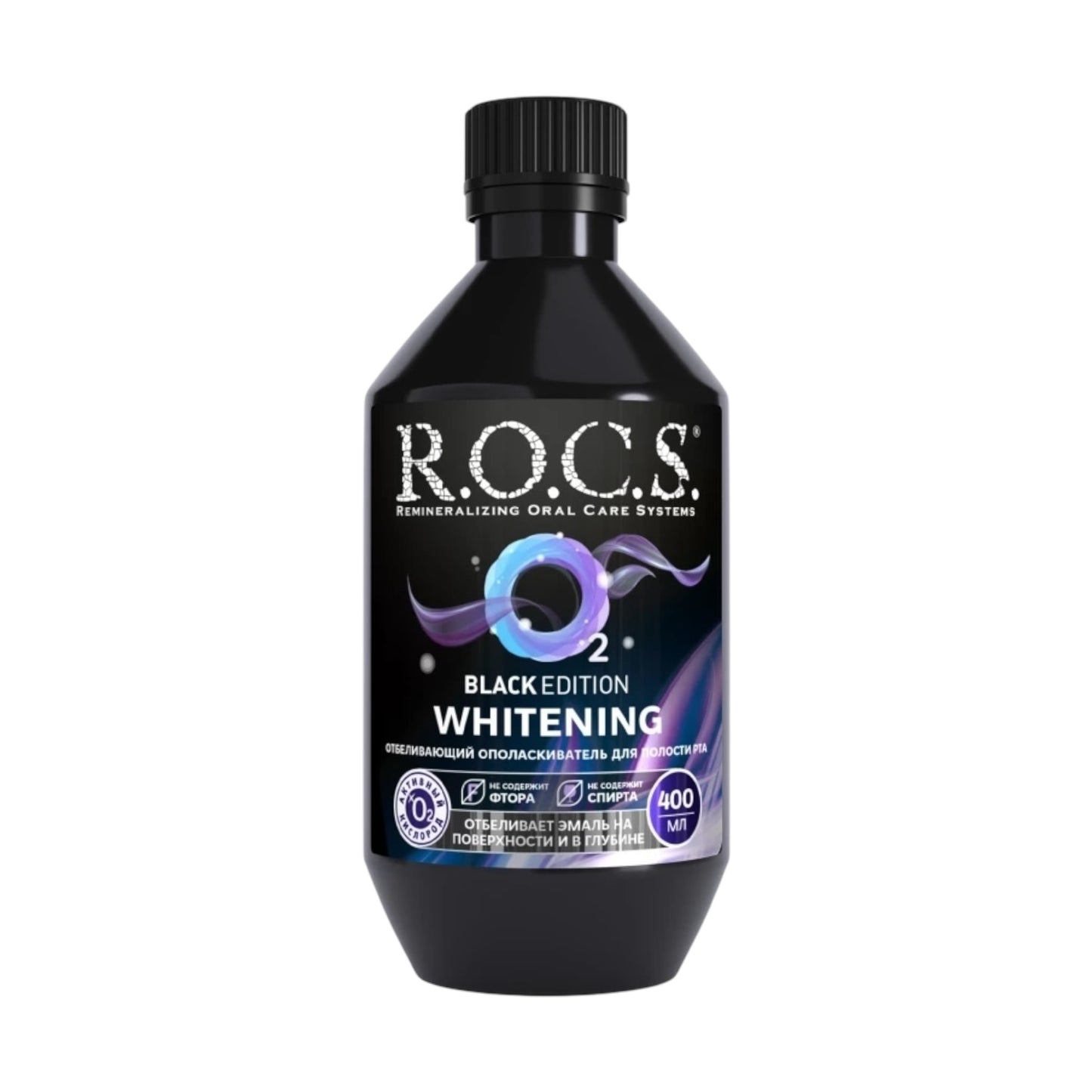 غسول الفم ROCS الإصدار الأسود 400 مل (خالي من الكحول)