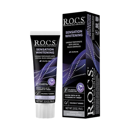 معجون أسنان ROCS Sensational Whitening 74 جرام