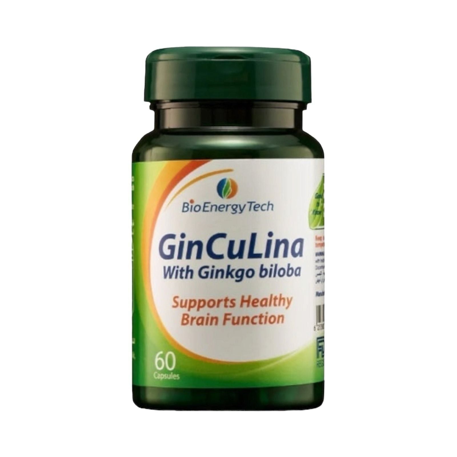 Bio Energy Tech Ginculina Ginkgo Biloba 60Cap - MELIA PHARMACY - MELIA PHARMACY