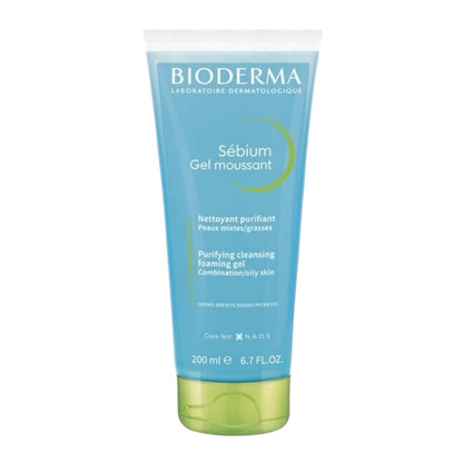 Bioderma Sebium Gel Moussant Purifying Cleansing Foaming Gel 200ml - MELIA PHARMACY - MELIA PHARMACY