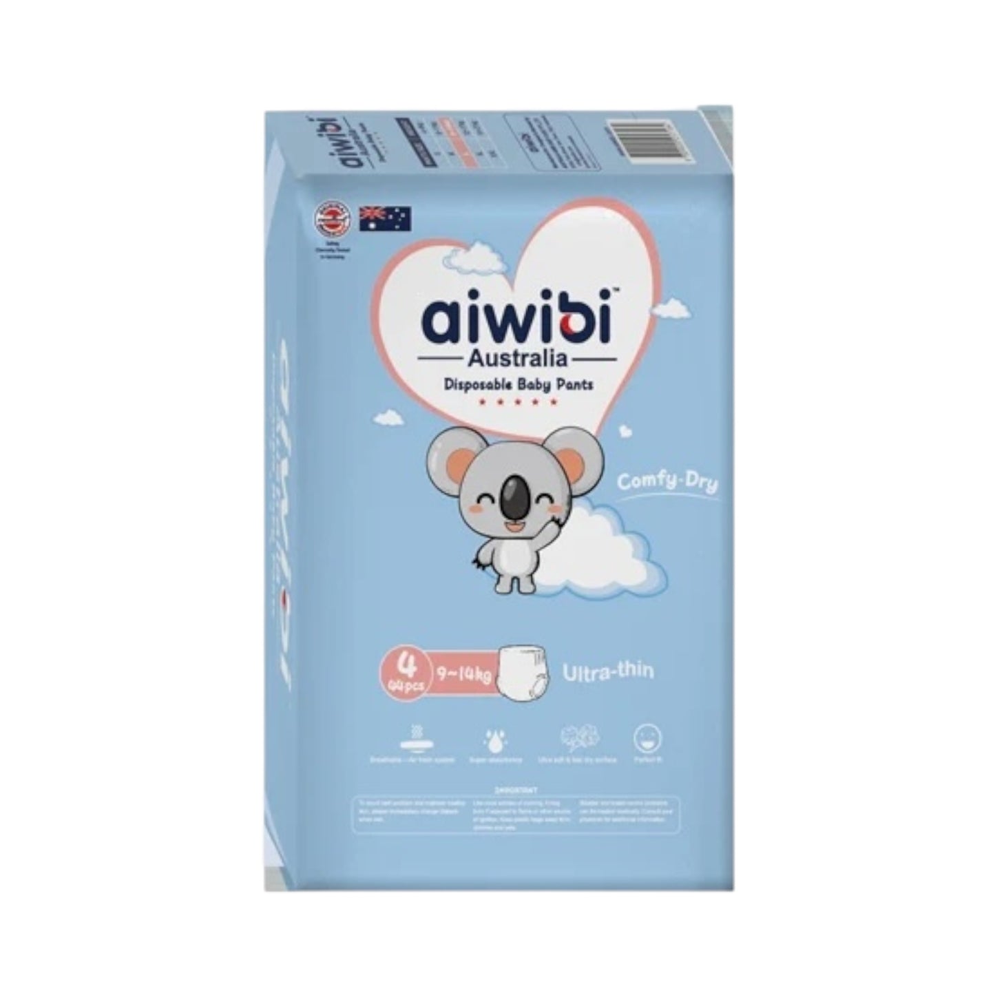 بنطلون أطفال Aiwibi مقاس 4 (44 قطعة مقاس كبير)