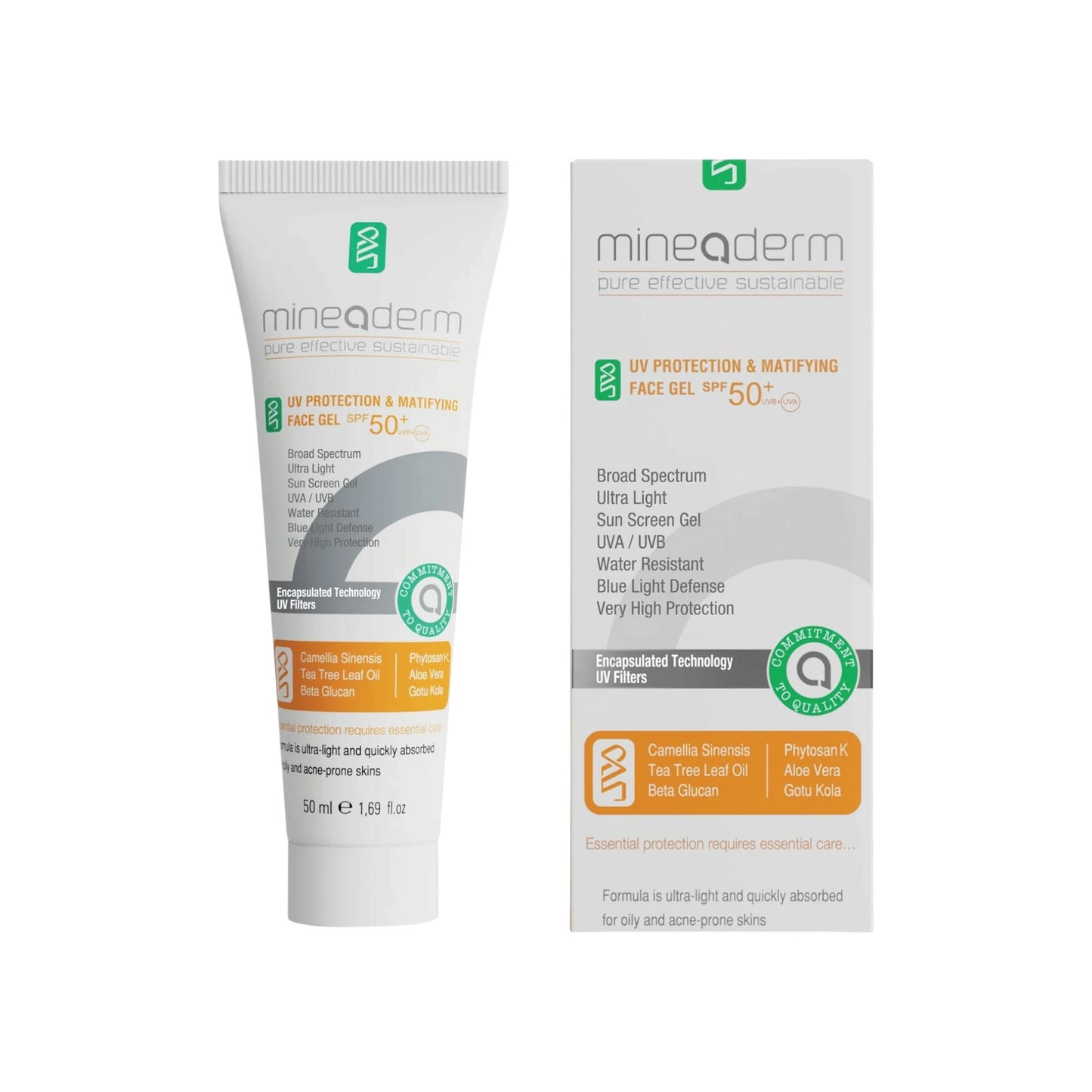 Mineaderm UV Protection &
Hydration Lightly Tinted Sunscreen Fluid SPF50+ 50ml