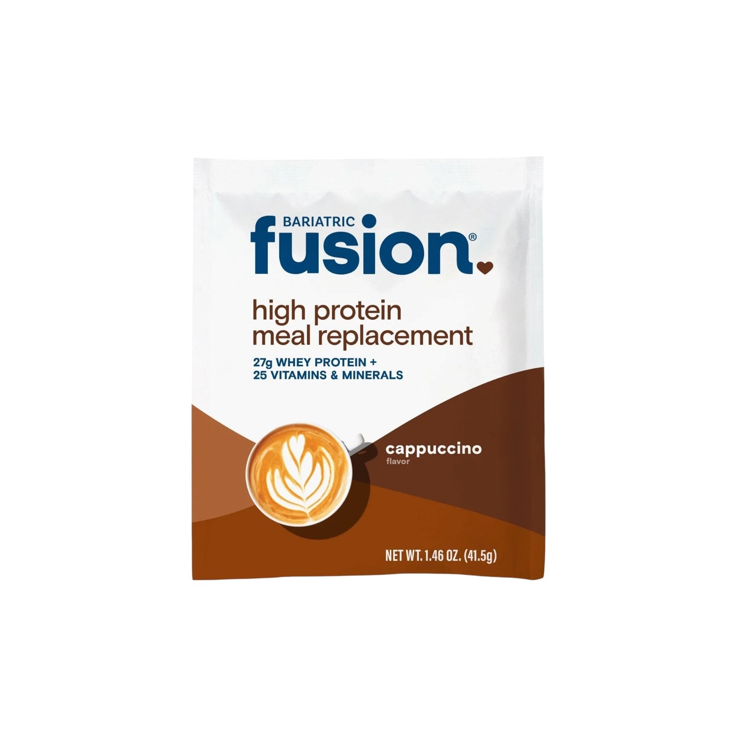 Bariatric Fusion كابتشينو بديل وجبة عالي البروتين 42 جم