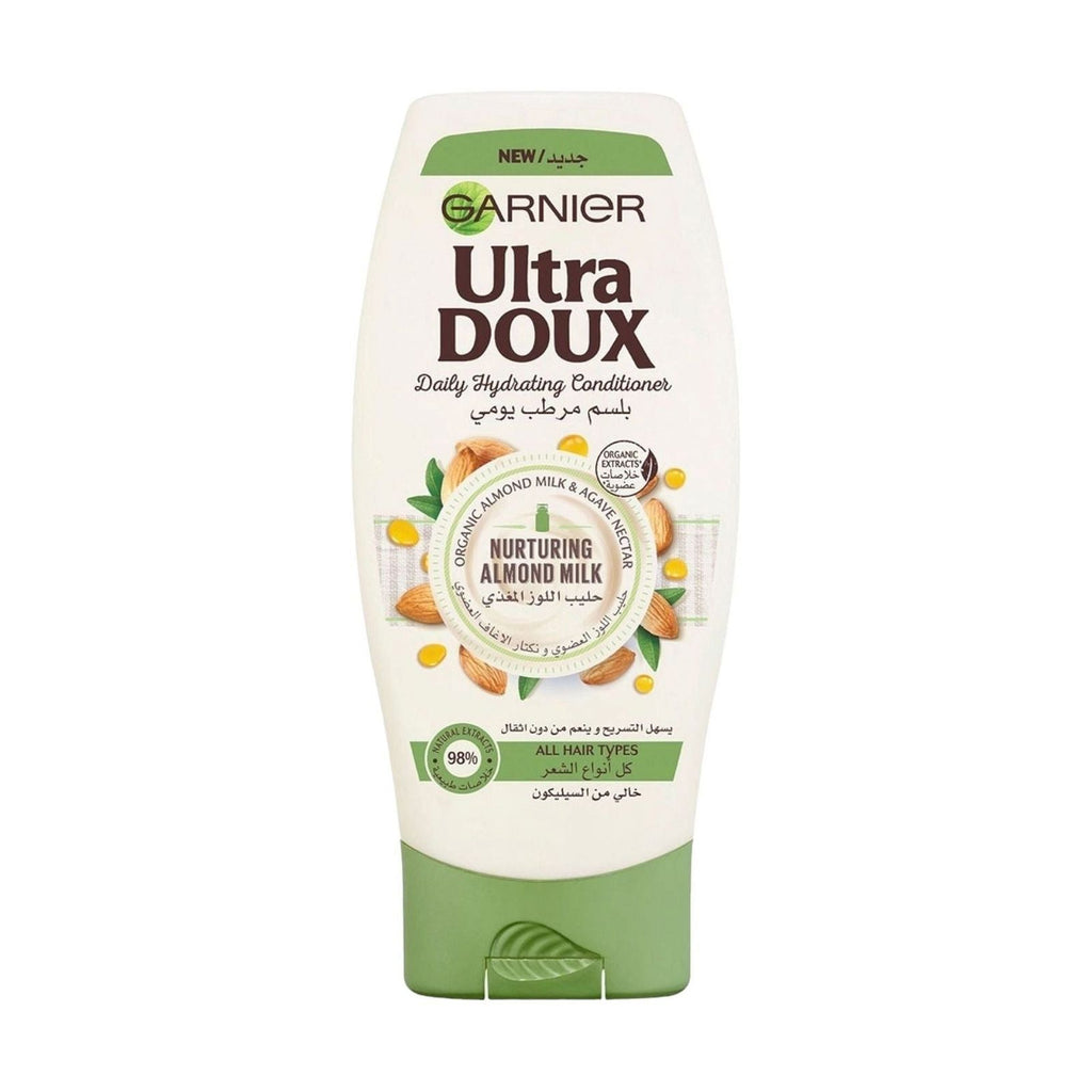 Garnier Ultra Doux Nurturing Almond Milk Daily Hydrating Conditioner 400ml - MELIA PHARMACY - MELIA PHARMACY