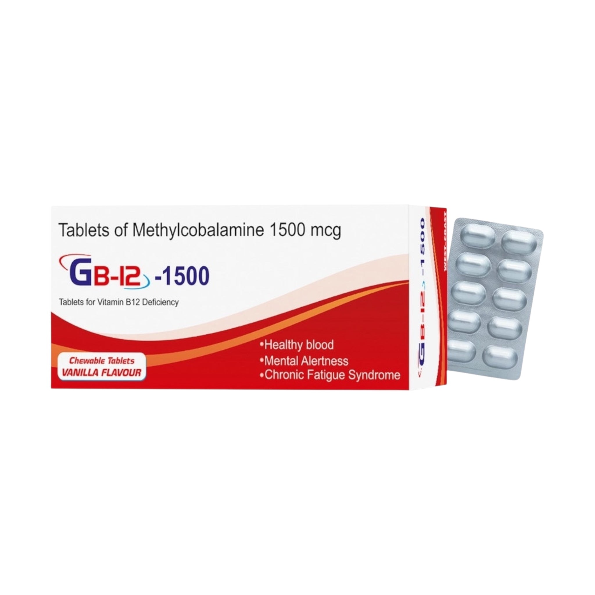 Gb-12 فيتامين ب12 تحت اللسان 100 قرص