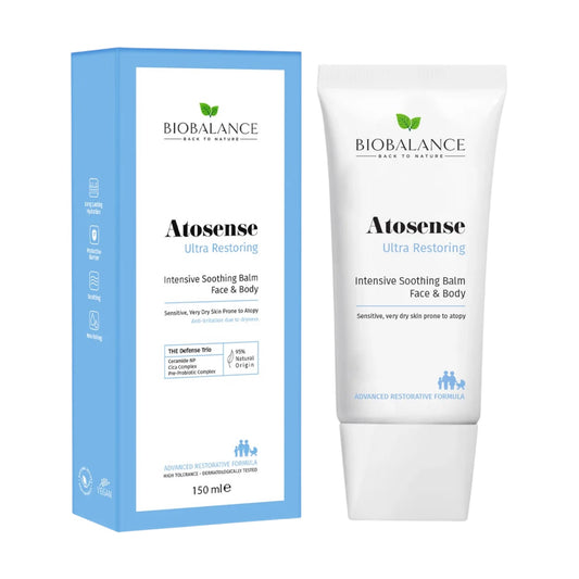 Bio Balance Atosense بلسم ترميمي فائق ومهدئ للوجه والجسم 150 مل