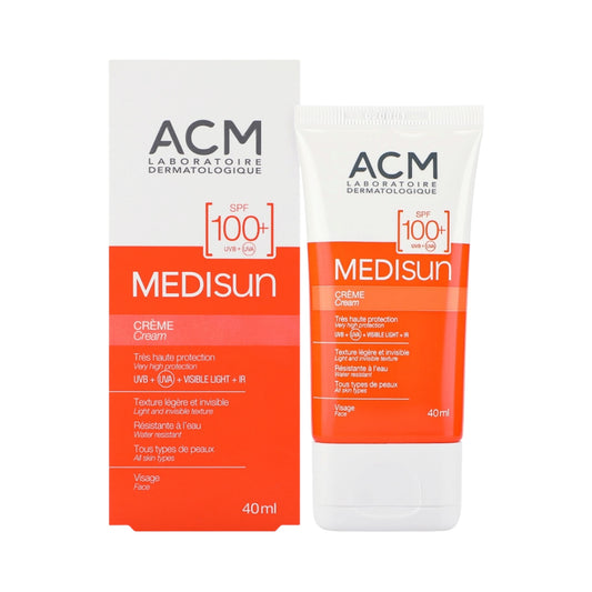 كريم ACM Medisun واقي الشمس بمعامل حماية 100، 40 مل