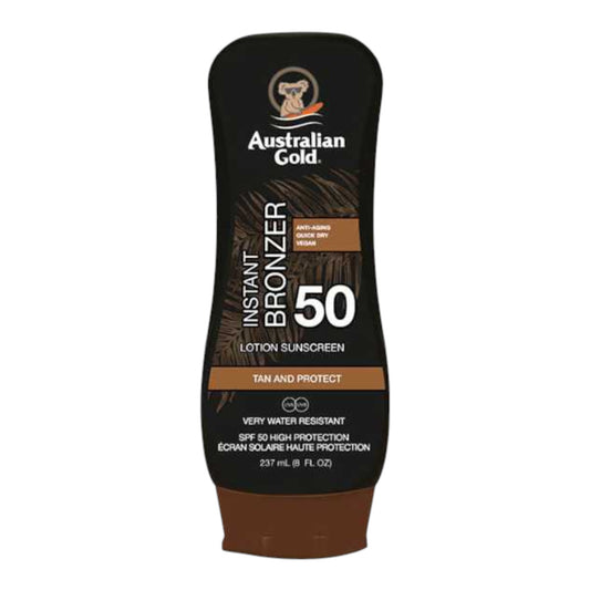 لوشن تسمير البشرة الأسترالي الذهبي بعامل حماية SPF50، 237 مل