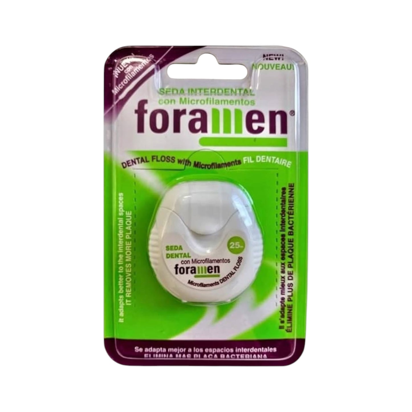 خيوط تنظيف الأسنان الدقيقة Microfilaments Den- tal Floss 25 متر