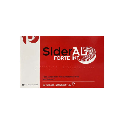 Pharmanutra SiderAL Forte
كبسولة حديد + فيتامين ج
30 ملجم 30 كبسولة