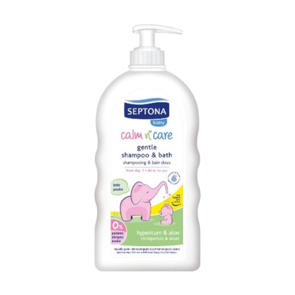 Septona Baby Calm n Care
شامبو وسائل استحمام لطيف بخلاصة نبتة سانت جون والصبار 200 مل