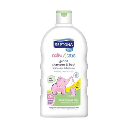 Septona Baby Calm n Care
شامبو وسائل استحمام لطيف بخلاصة نبتة سانت جون والصبار 200 مل