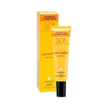 Sensilis Sun Secret سائل واقي الشمس SPF50+ بحجم 50 مل