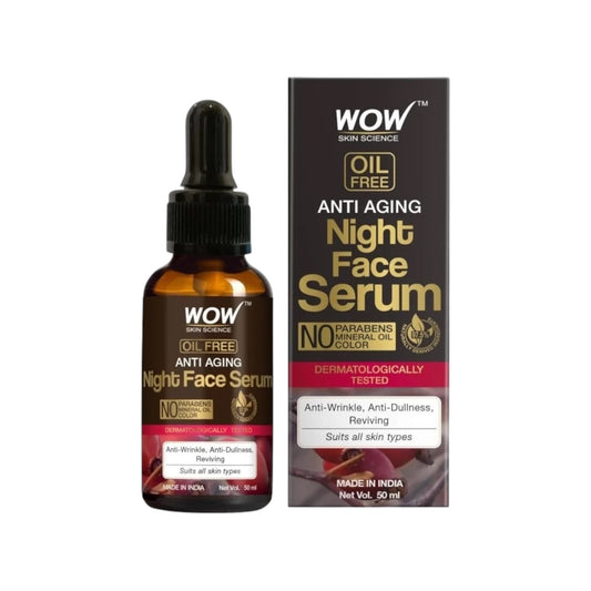 Wow Skin Science سيروم الوجه الليلي لمقاومة علامات التقدم في العمر 50 مل