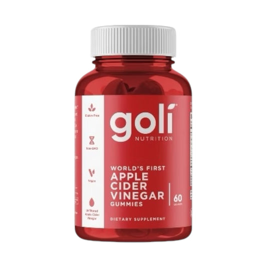 Goli Nutrition حلوى خل التفاح 60 لدعم صحة الجهاز الهضمي وإزالة السموم