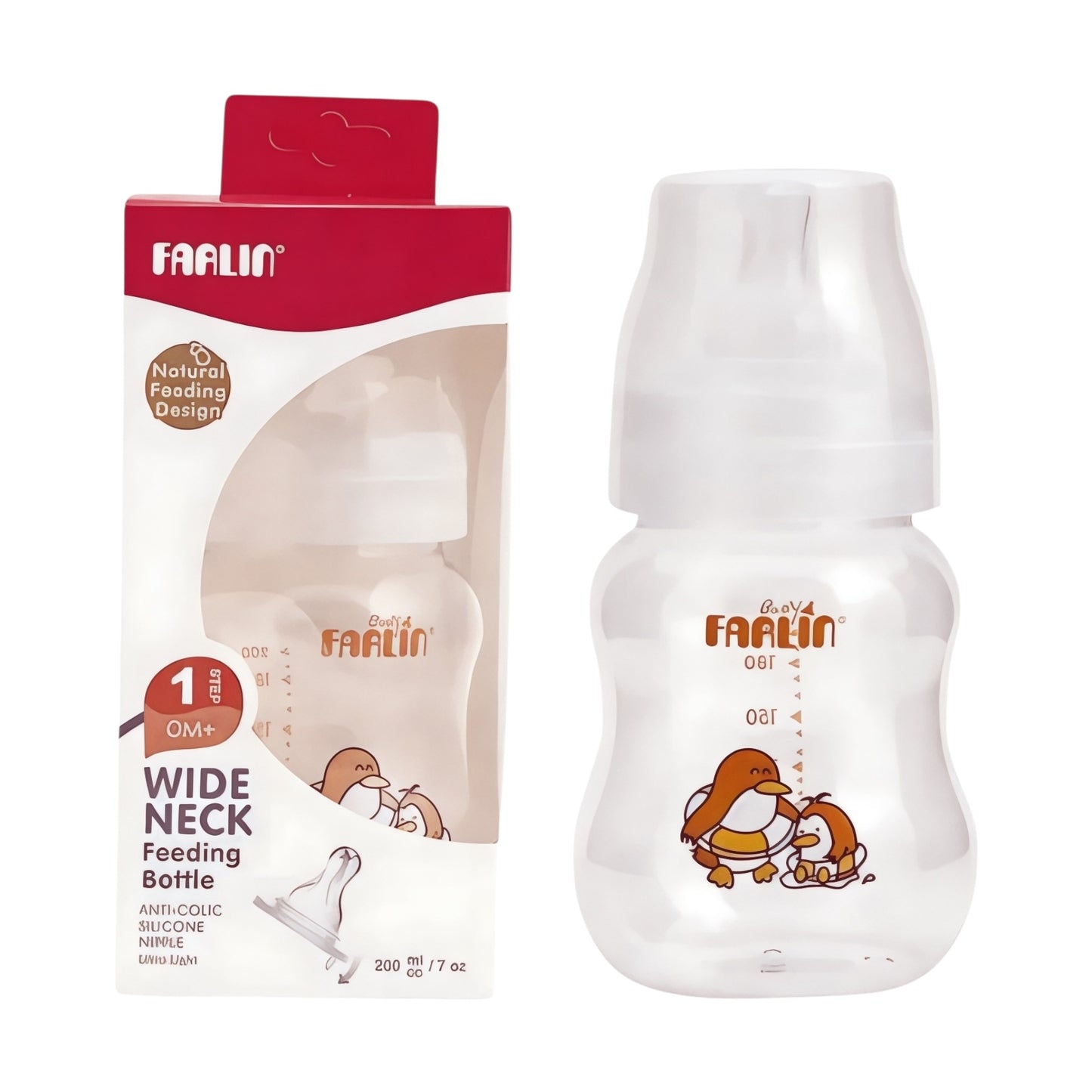 Farlin Feeding Bottle Wide Neck 1 Step 200MI